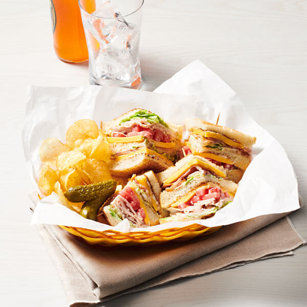 Deli Club Sandwich Recipe Land O Lakes